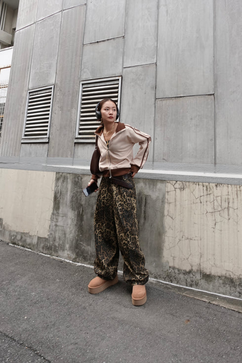 【追加予約!1月中旬~下旬発送予定】レオパードボリュームパンツ